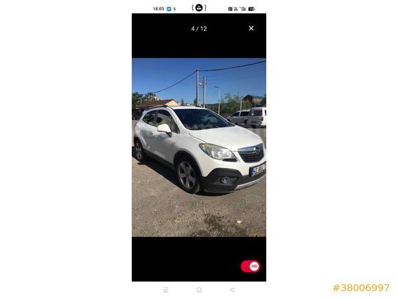 Sahibinden hasarsız degisensiz km yüksek olduğu için fiyatı düşük tuttum. herhangi birarızası yoktur.Opel Mokka 1.4 Cosmo 2012 Model  330000 km Beyaz