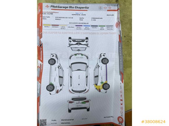 Sahibinden Renault Clio 1.2 Joy 2015 Model 