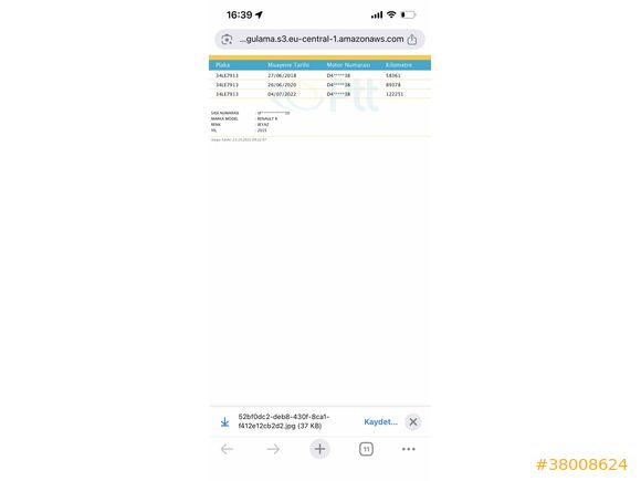 Sahibinden Renault Clio 1.2 Joy 2015 Model 
