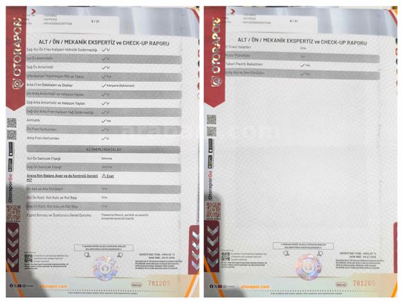 Linea 1.3 active detaylı expertiz resimlerde mevcut 