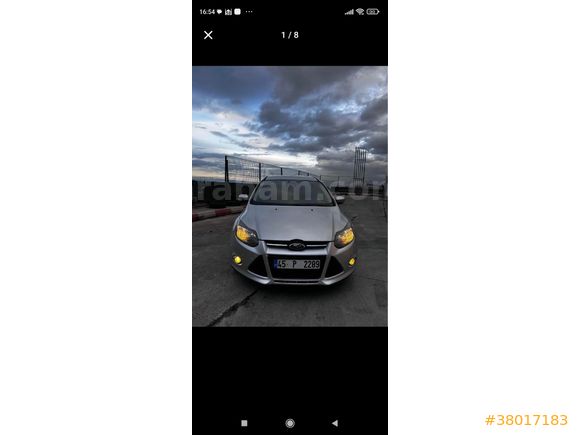 Sahibinden Ford Focus 1.6 TDCi Titanium 2012 Model  285 km Gri