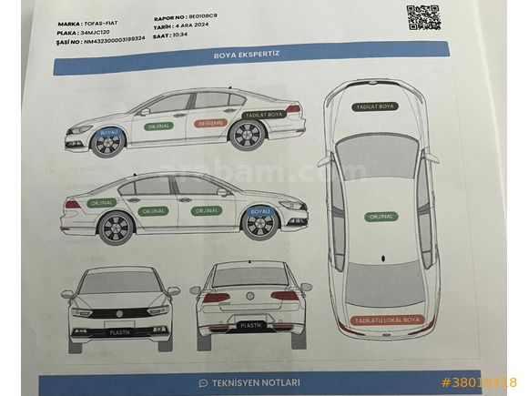 Sahibinden Fiat Linea 1.3 Multijet Mood 2012 Model 