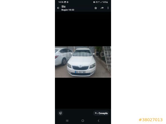 Sahibinden Skoda Octavia 1.6 TDI Ambition 2015 Model  256.000 km Beyaz