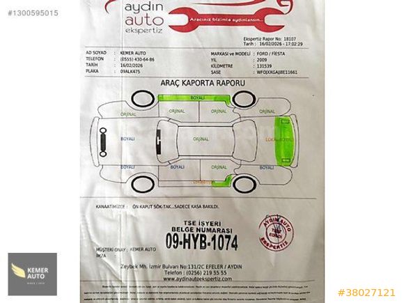 KEMER AUTO / 1.4 BENZİN&LPG / TİTANİUM