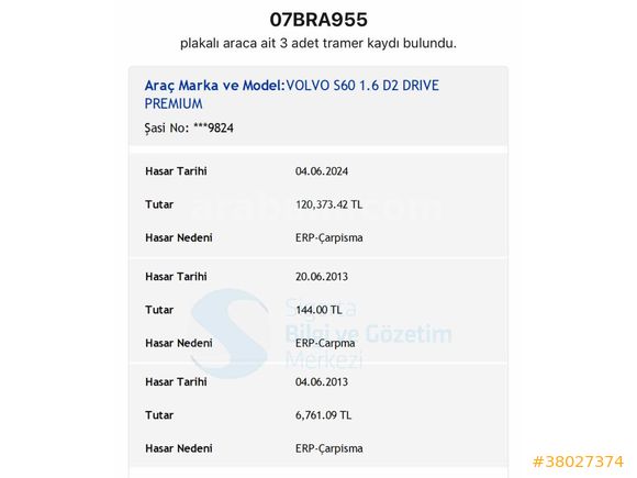 Bakımlı  Volvo S60 1.6 D Premium 2012 Model 