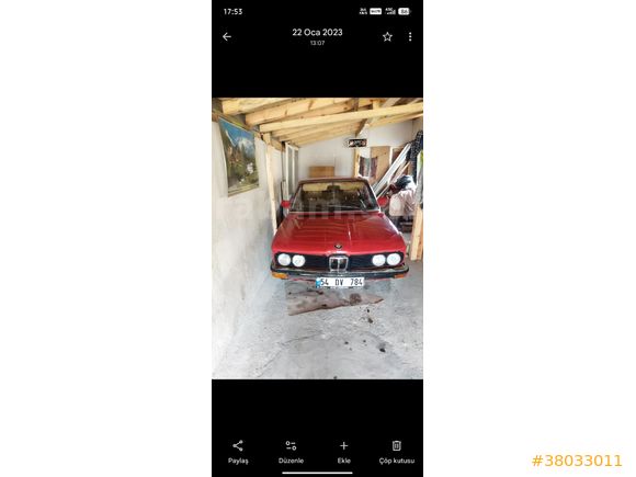 Sahibinden BMW 5 Serisi 520i Standart 1977 Model