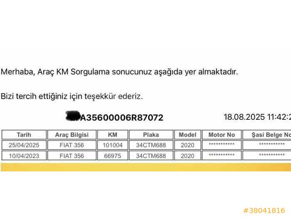 Sahibinden Fiat Egea 1.3 Multijet Easy 2020 Model Kocaeli