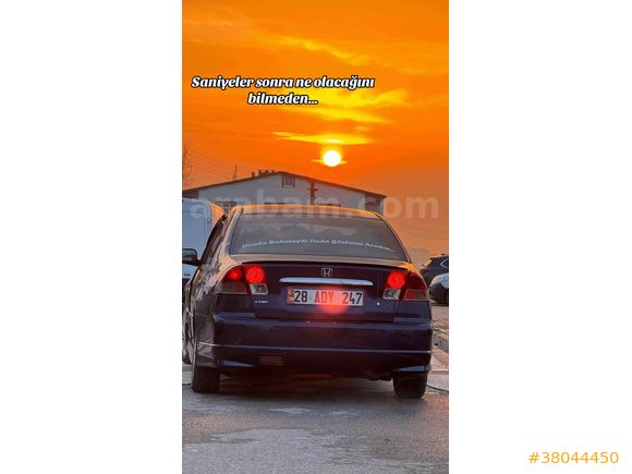 Sahibinden Honda Civic 1.6i VTEC ES 2006 Model  270.000 Mavi