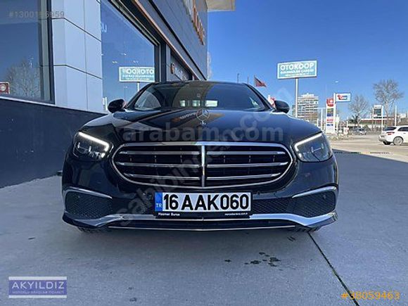 İLK EL MERCEDES E 200 D EXCLUSİVE BURMESTER+VAKUM+HFZ 16800 KM