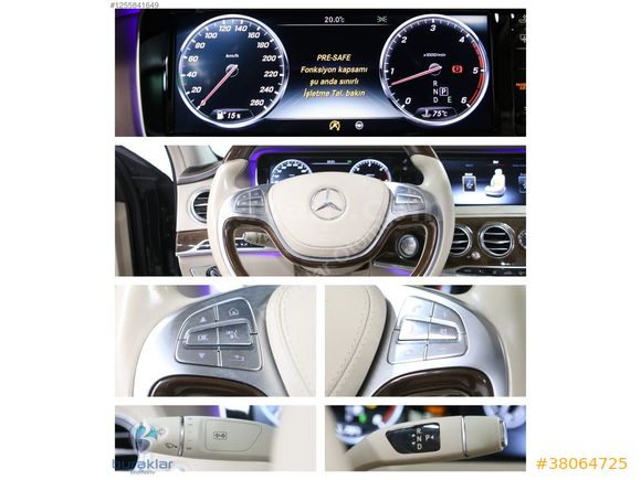 BURAKLAR'DAN 2016 MODEL MERCEDES S 350 D 4 MATİC LONG 3.0
