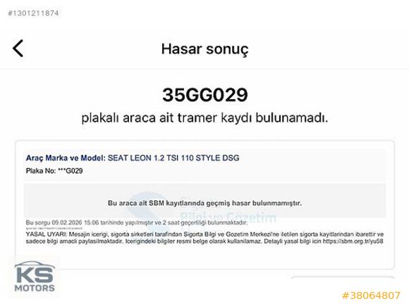 LEON 1.2TSİ STYLE DSG HATASIZ BOYASIZ TRAMERSİZ