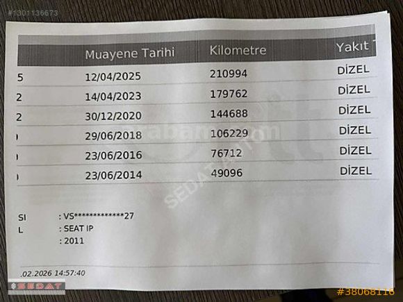 2011 SEAT LEON 1.6 TDİ CR STYLE OTOMATİK VİTES