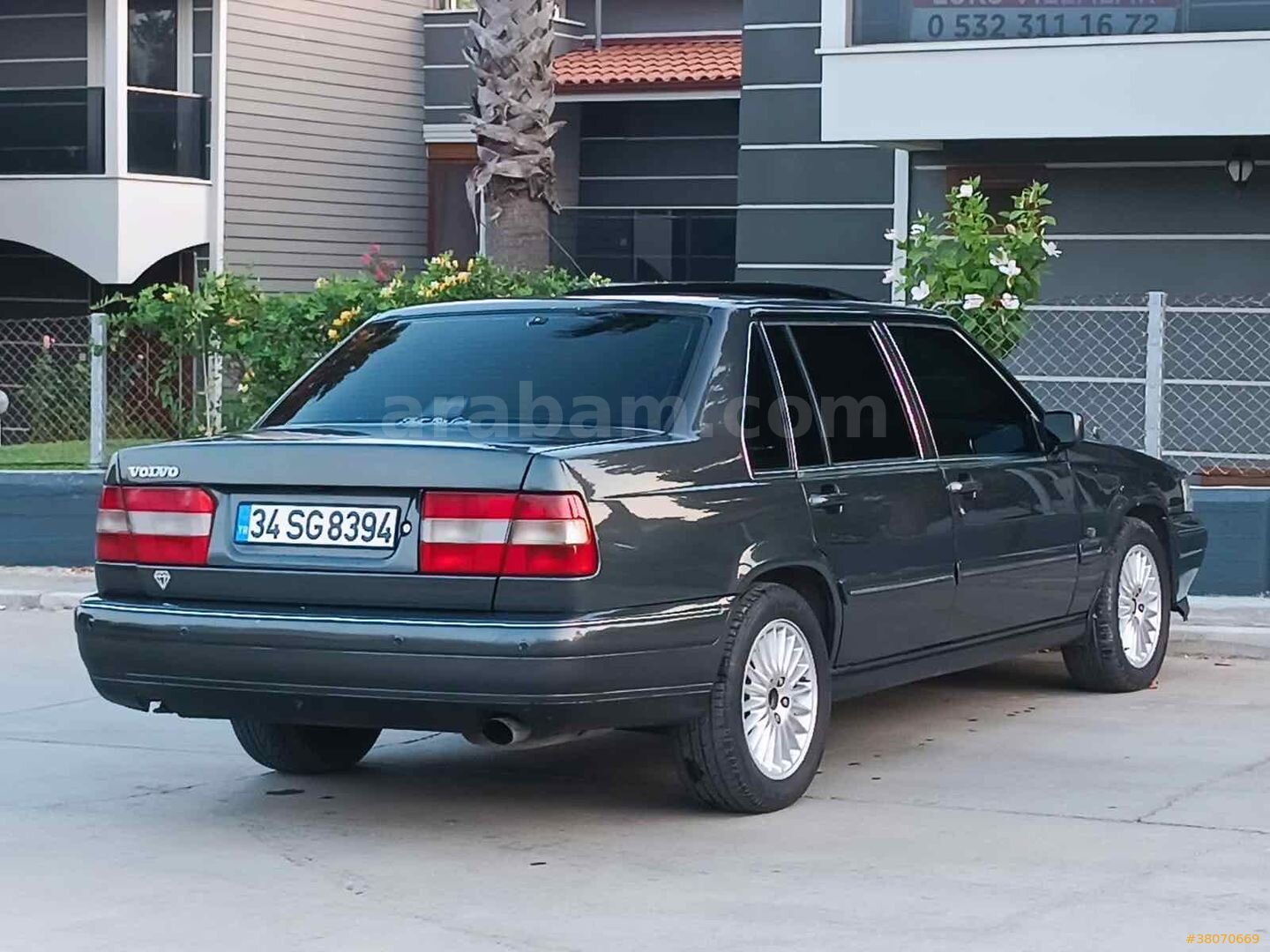 Galeriden Volvo 960 3.0 1996 Model Antalya 330.000 km Füme 7