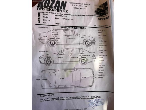 2009 TERTEMİZ DÜZ MOTOR PASSAT