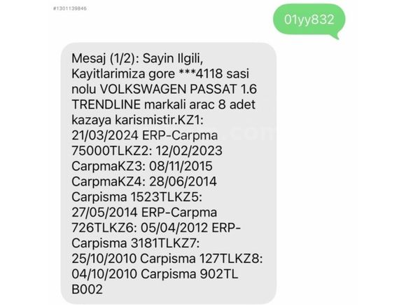 2009 TERTEMİZ DÜZ MOTOR PASSAT