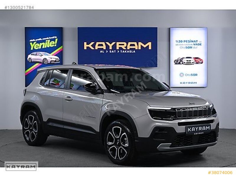 Galeriden Jeep Avenger Hybrid 1.2 Summit 2024 Model İstanbul 6.500 km Kahverengi