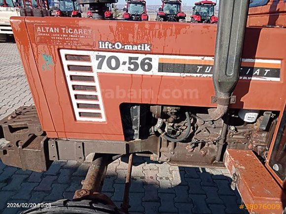 ANTRAK TARIMDAN 1995 MODEL FİAT 70/56 ORJİNAL KAB LİF OTOMATİK