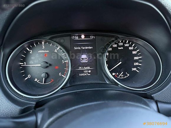 _2018 MODEL QASHGAİ 1.5 DCİ SKY PACK_HATASIZ_144.ooo KM'de_SINIF