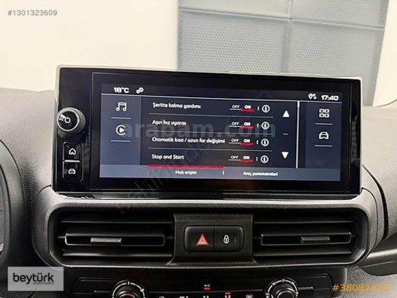 'beytürk' 2025 FİAT DOBLO 1.2PURETECH EASY '24 BİN KMDE'