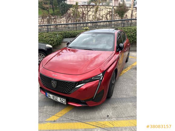 Sahibinden Peugeot 308 1.2 PureTech GT 2023 Model İstanbul 25.000 km Kırmızı