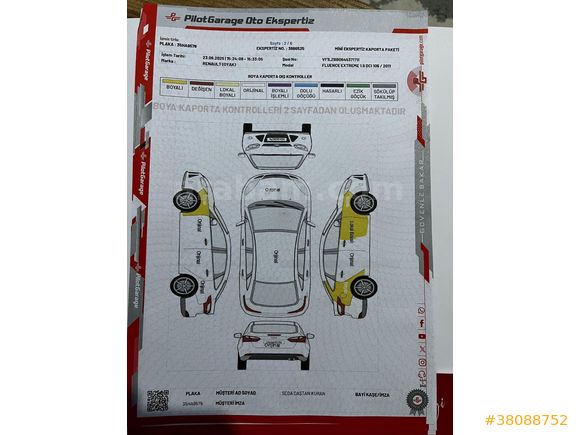 Sahibinden Renault Fluence 1.5 dCi Extreme 2011 Model