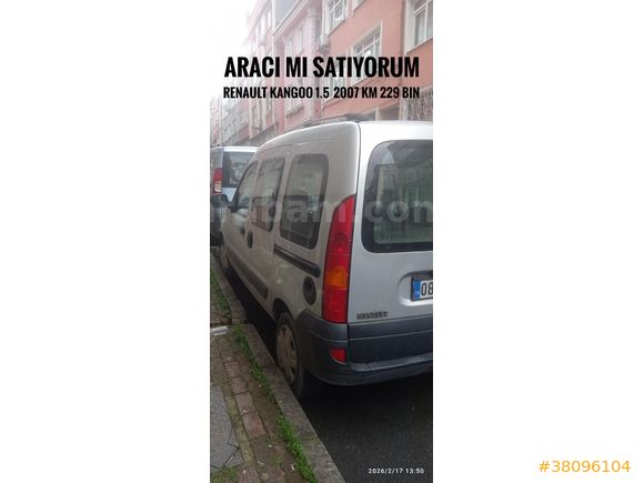 Sahibinden Renault Kangoo Multix 1.5 dCi Authentique 2007 Model  229.000 km Gri