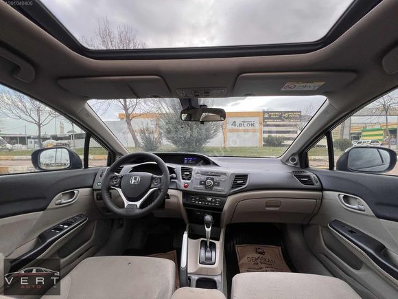 2014 HONDA CİVİC+1.6 ECO ELEGANCE+FULL+SUNROOF+KLTK ISITMA