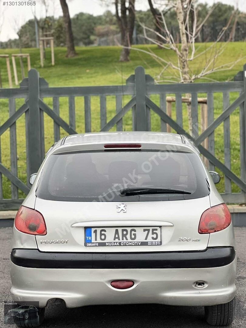 2007 MODEL PEUGEUT 206 1.4 HDİ DİZEL MANUEL KLİMALI 6
