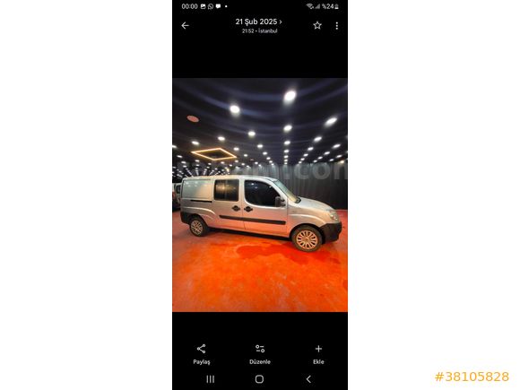 Sahibinden Fiat Doblo Combi Mix 1.9 Multijet Maxi Active 2008 Model
