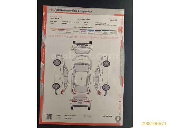 Sahibinden Renault Megane 1.3 TCe Joy 2019 Model 