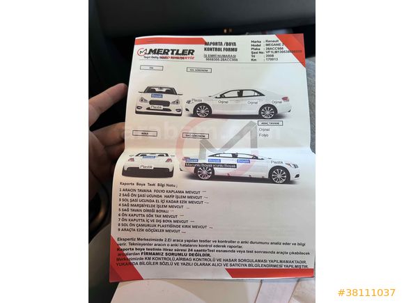 Sahibinden Renault Megane 1.5 dCi Expression Plus 2008 Model 