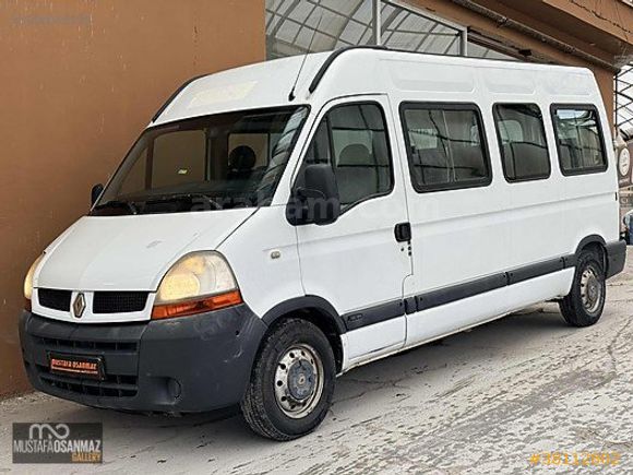2005 BAKIMLI MASRAFSIZ MASTER 2.5 DCİ 14+1 MİNİBÜS RUHSATLI