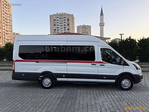 2017 HATASIZ -BOYASIZ Ford Transit 16+1 ORJİNAL DELÜX ÇİFT KLİMA