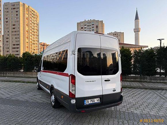 2017 HATASIZ -BOYASIZ Ford Transit 16+1 ORJİNAL DELÜX ÇİFT KLİMA