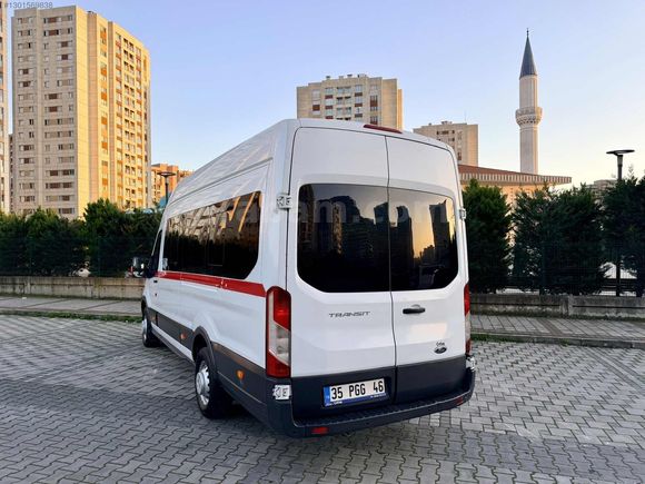2017 HATASIZ-BOYASIZ Transit 16+1 ORJİNAL Delüx ÇİFT KLİMALI