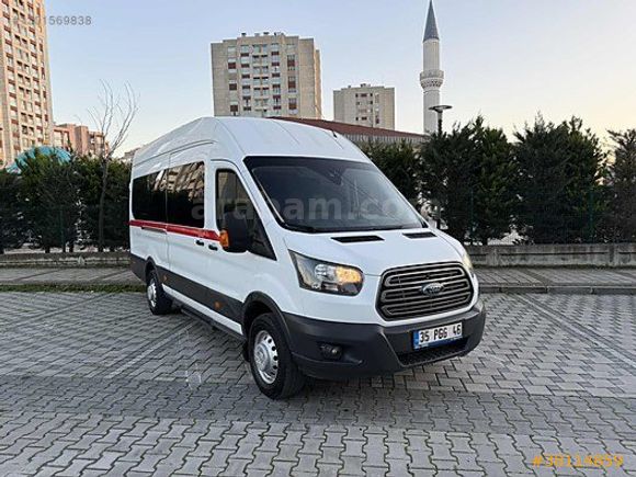 2017 HATASIZ -BOYASIZ Ford Transit 16+1 ORJİNAL DELÜX ÇİFT KLİMA