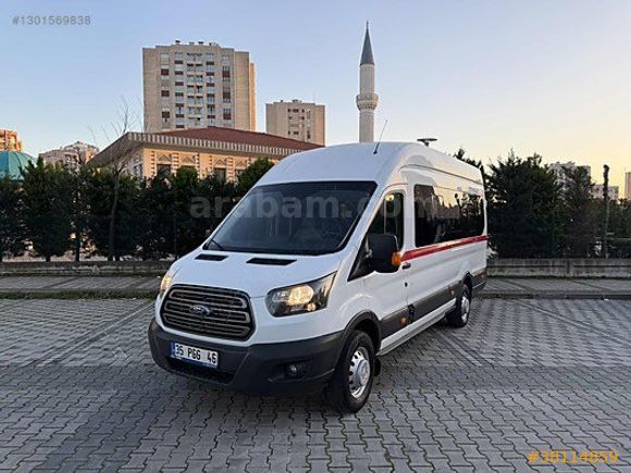 2017 HATASIZ -BOYASIZ Ford Transit 16+1 ORJİNAL DELÜX ÇİFT KLİMA