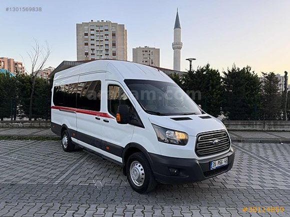 2017 HATASIZ -BOYASIZ Ford Transit 16+1 ORJİNAL DELÜX ÇİFT KLİMA