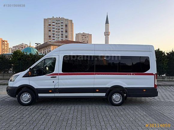 2017 HATASIZ -BOYASIZ Ford Transit 16+1 ORJİNAL DELÜX ÇİFT KLİMA