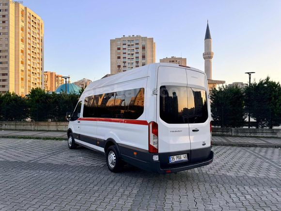 2017 HATASIZ-BOYASIZ Transit 16+1 ORJİNAL Delüx ÇİFT KLİMALI