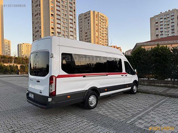 2017 HATASIZ -BOYASIZ Ford Transit 16+1 ORJİNAL DELÜX ÇİFT KLİMA