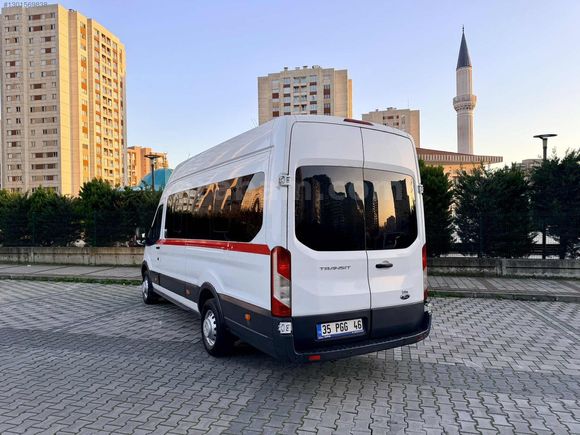 2017 HATASIZ-BOYASIZ Transit 16+1 ORJİNAL Delüx ÇİFT KLİMALI