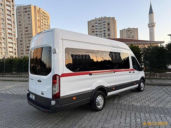 2017 HATASIZ -BOYASIZ Ford Transit 16+1 ORJİNAL DELÜX ÇİFT KLİMA