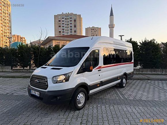 2017 HATASIZ -BOYASIZ Ford Transit 16+1 ORJİNAL DELÜX ÇİFT KLİMA