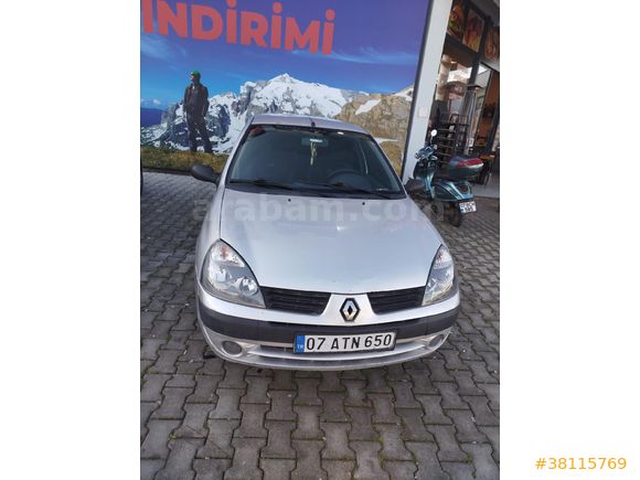 Sahibinden Renault Clio 1.5 dCi Authentique 2007 Model Antalya 180.000 km Gri