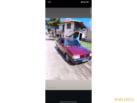 Sahibinden Tofaş Doğan L 1991 Model