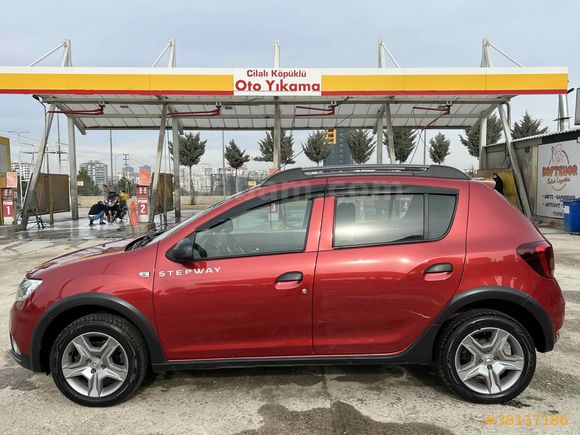 Sahibinden Dacia Sandero 0.9 TCe Stepway Easy-R 2017 Model Ankara 75.000 km Kırmızı