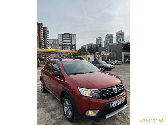 Sahibinden Dacia Sandero 0.9 TCe Stepway Easy-R 2017 Model Ankara 75.000 km Kırmızı