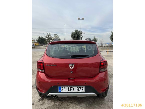 Sahibinden Dacia Sandero 0.9 TCe Stepway Easy-R 2017 Model Ankara 75.000 km Kırmızı