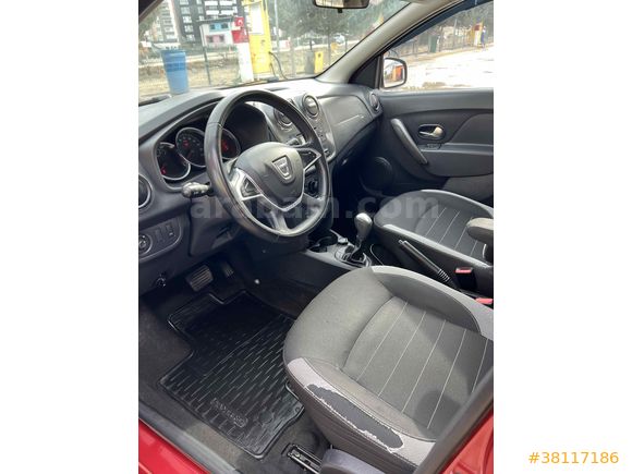 Sahibinden Dacia Sandero 0.9 TCe Stepway Easy-R 2017 Model Ankara 75.000 km Kırmızı